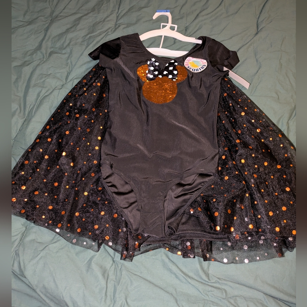 NWT Disney Black and Orange Halloween/Dance Outfit